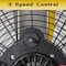 Edendirect 24in 3 Speeds Portable High Velocity Drum Fan Yellow with 1/3 HP, Turbo Blade, Low Noise IR-FAN7806 - alternate 8